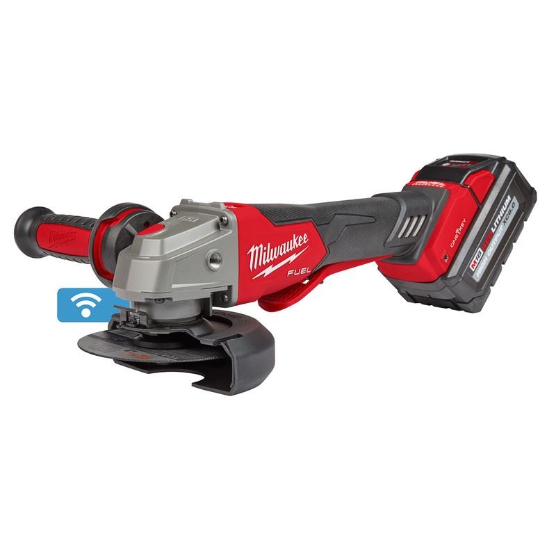 Milwaukee 2882-22 M18 FUEL 4-1/2n / 5in Braking Grinder w/ ONE-KEY Paddle Switch, No Lock