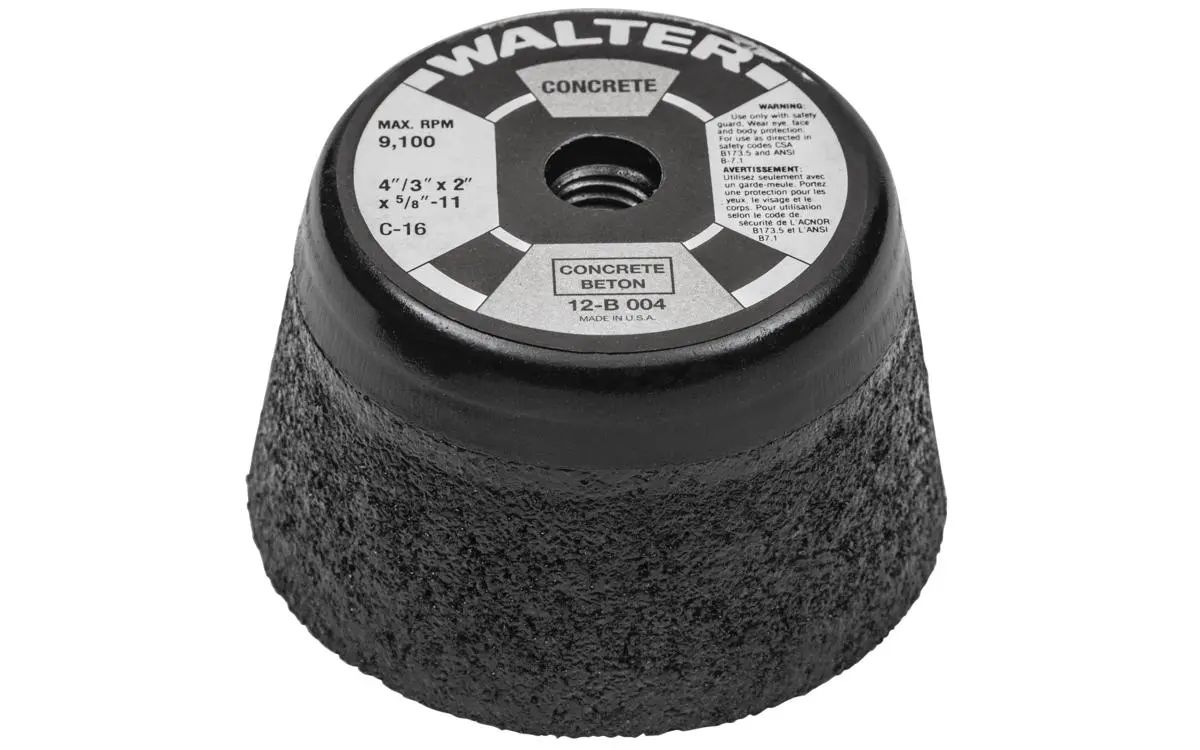 WALTER 12B004 4" Concrete Cup Stone