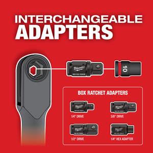 Milwaukee 49-16-1666 INSIDER™ Box Ratchet 1/2" Anvil Adapter