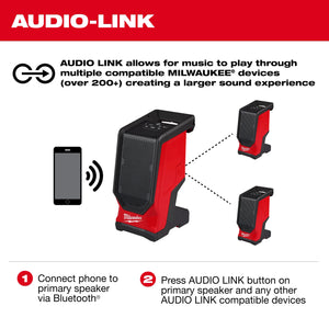 Milwaukee 2954-20 M18™ Bluetooth® Jobsite Speaker