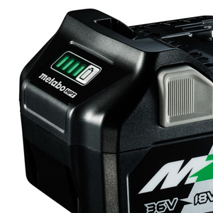 metabo HPT 371751M 36V/18V MultiVolt Lithium Ion Slide Battery 2.5Ah/5.0Ah