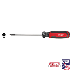 Milwaukee MT205 #2 Phillips 6" Cushion Grip Demolition Screwdriver