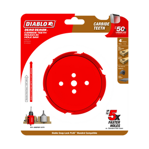 Diablo Demo Demon® Carbide Teeth Rough-In Hole Saws