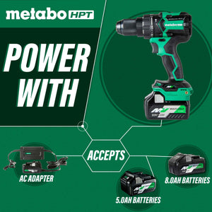 metabo HPT DV36DCM 36V MULTIVOLT™ CORDLESS BRUSHLESS 1/2" HAMMER DRILL KIT