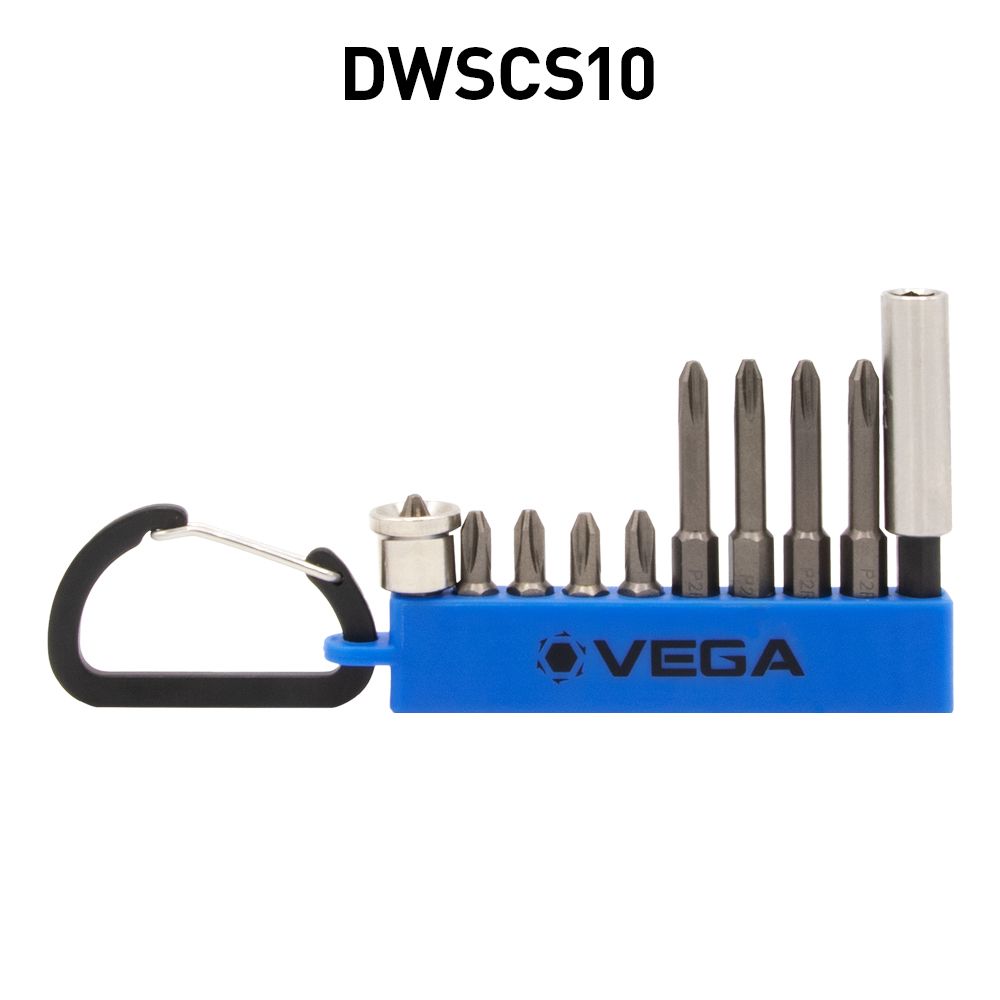 VEGA DWSCS10 10PC DRYWALL CARIBINER SET