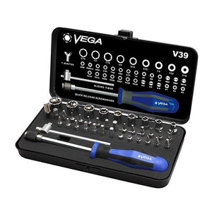 VEGA 39 PC Bit, Socket & Hand Driver Set