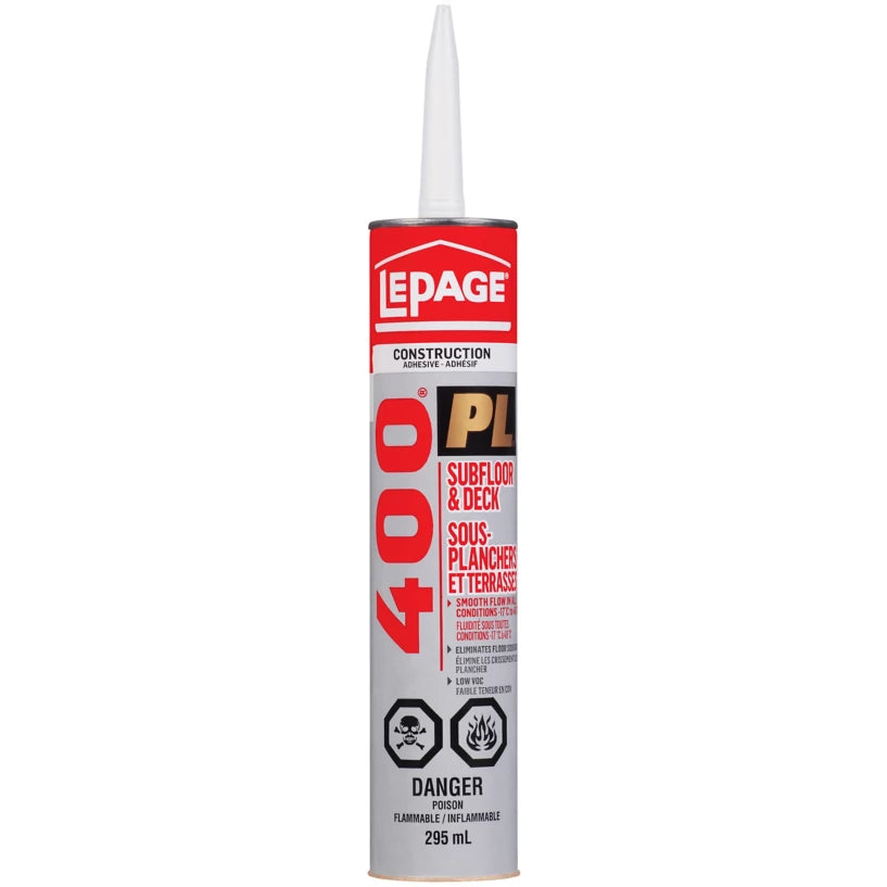 Lepage PL400 300ml Subfloor Adhesive