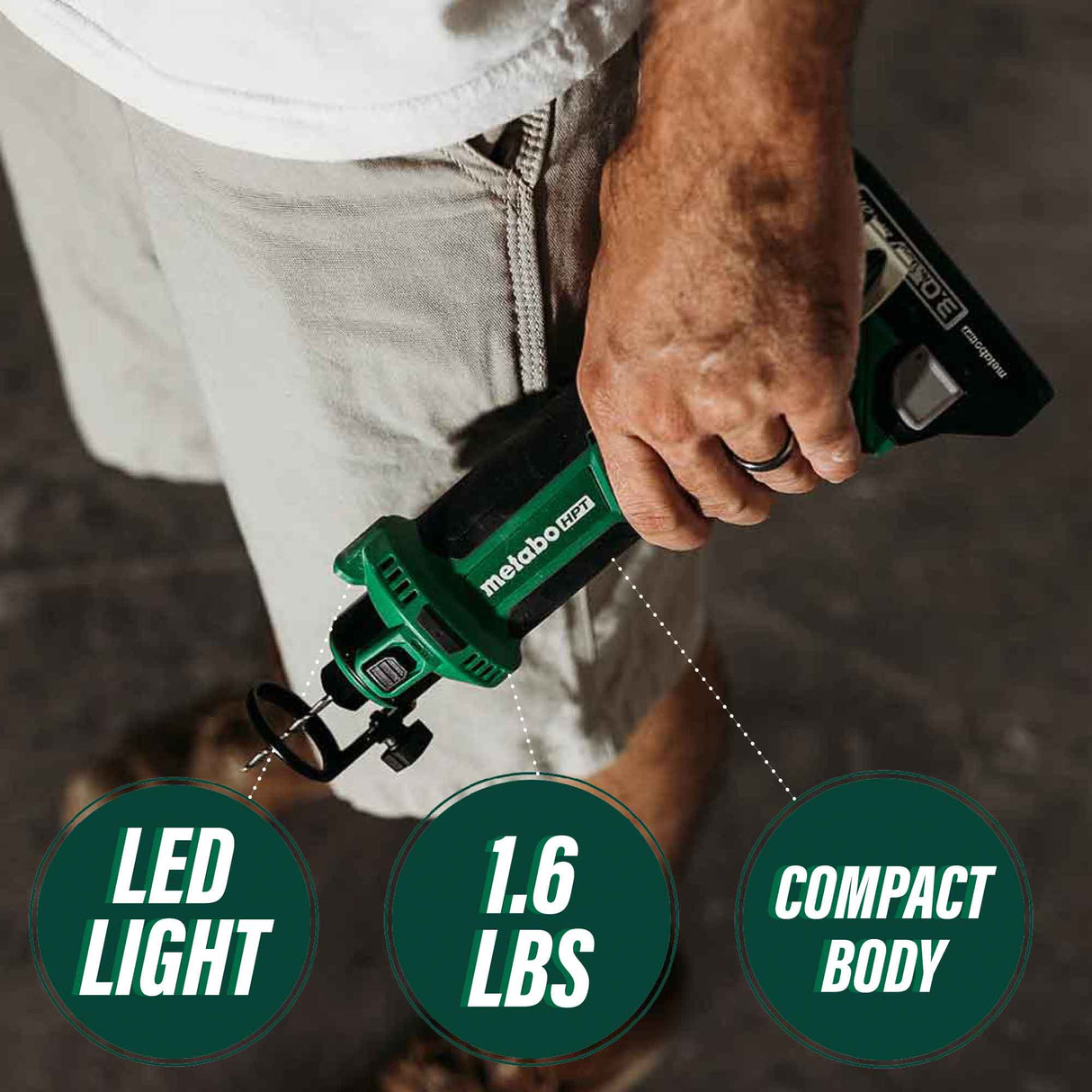 metabo HPT M18DYAQ4M 18V MULTIVOLT™ CORDLESS DRYWALL CUT OUT TOOL