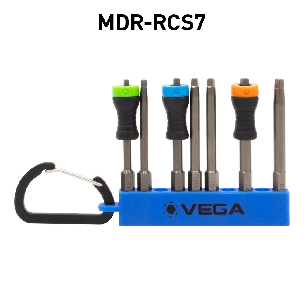 VEGA MDR-RCS7 MAGNETIC BIT COLLAR CARABINER SET