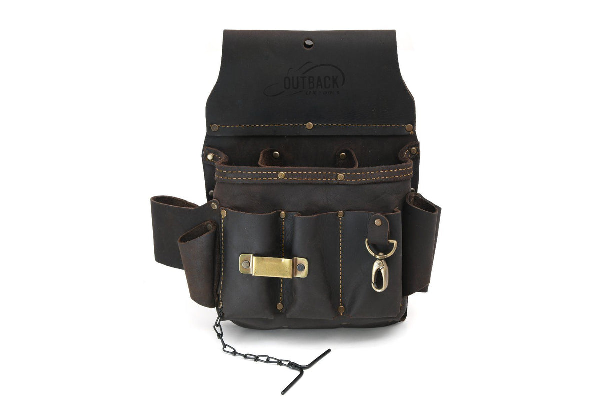 OX P263402 PRO ELECTRICIANS POUCH, OIL TANNED LEATHER