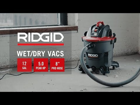 Ridgid RT1200 12 Gallon NXT Wet/Dry Vac