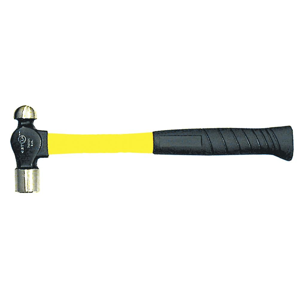 JET 740163 16oz Ball Pein Hammer With Fiberglass Handle