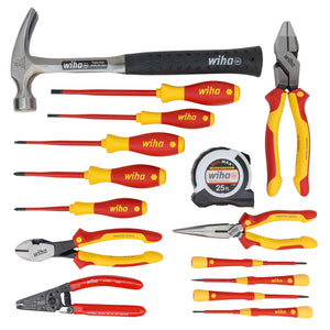 WIHA 91870 16 PIECE APPRENTICE ELECTRICIAN'S INSULATED TOOL KIT IN HEAVY DUTY BACKPACK