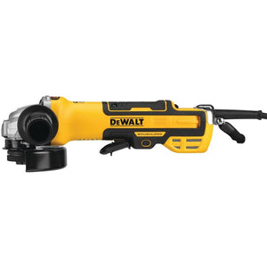 DEWALT DWE43214NVS 5 in. Brushless Paddle Switch Small Angle Grinder with Kickback Brake, No-Lock, Variable Speed