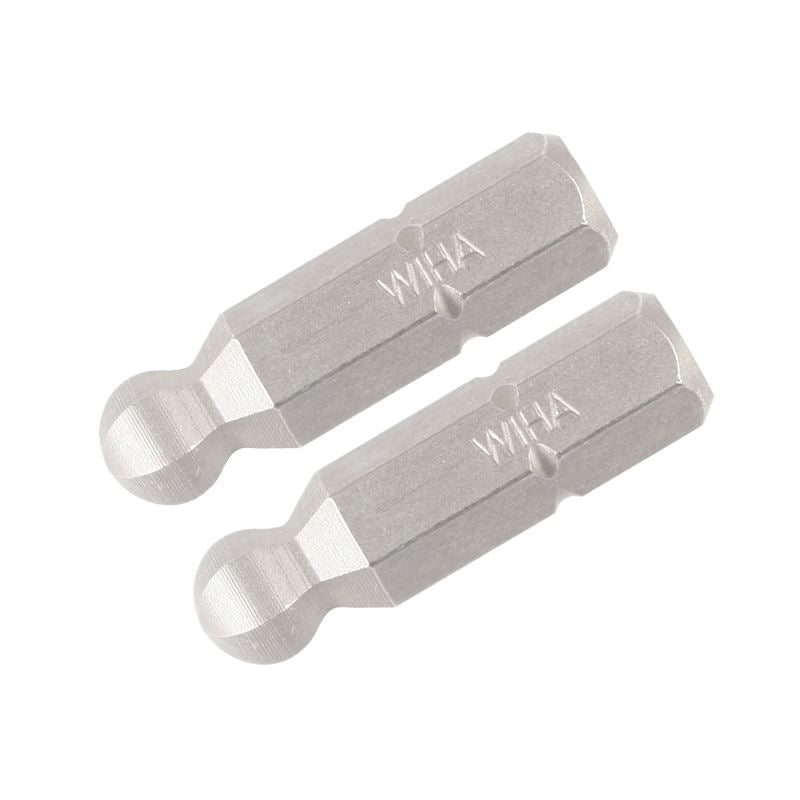 Wiha Ball End Hex Inch Insert Bit 7/64in Pack of 2 Bits