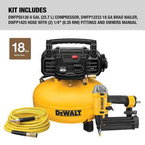 DEWALT DWFP1KIT Nailer and Compressor Combo Kit