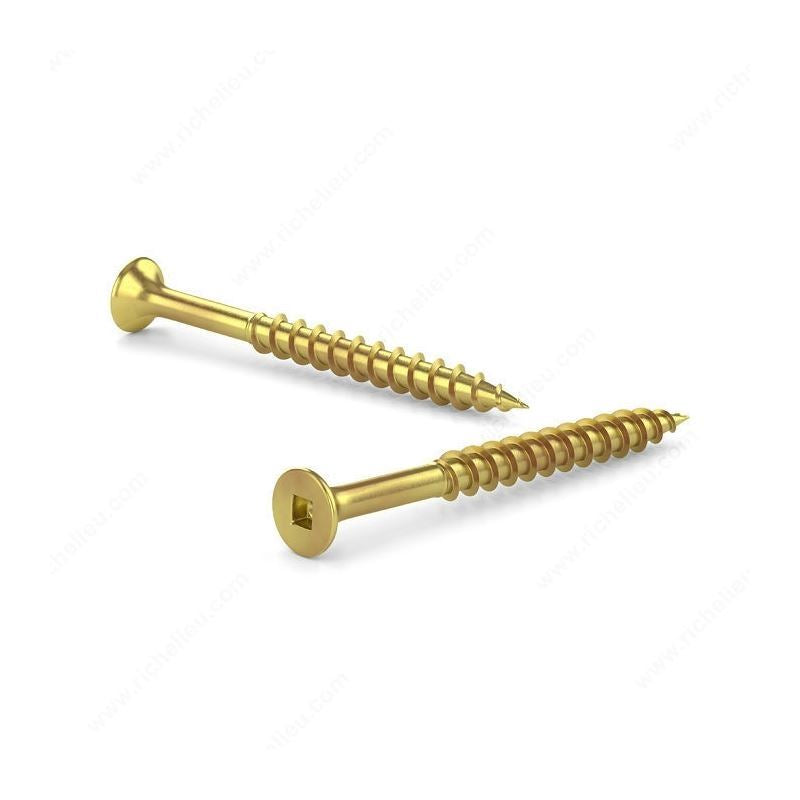 MHC Yellow Zinc Construction Screws - PACKAGED