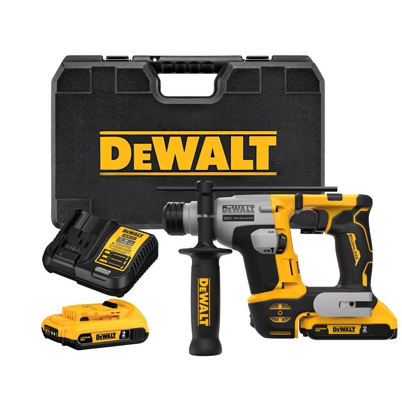 DEWALT DCH172D2 ATOMIC 20V MAX 5/8 IN. BRUSHLESS CORDLESS SDS PLUS ROTARY HAMMER KIT