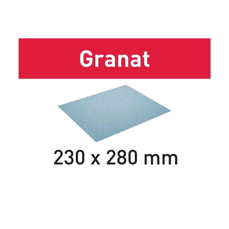 Abrasive paper 230 x280 P60 GR/50 Granat