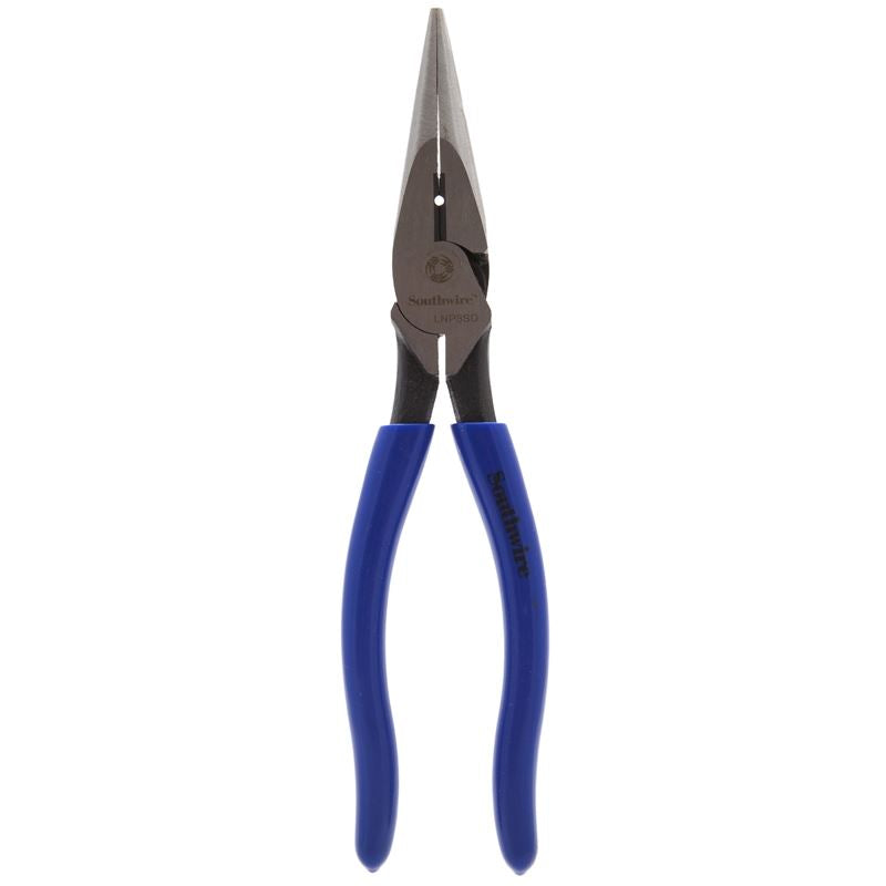 LNP8SD 8" Heavy Duty Long-Nose Pliers w/ Side Cutter, Stripper, & Dipped Handles