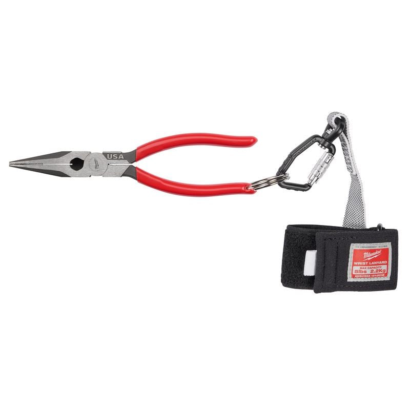 Milwaukee MT505 8in Long Nose Dipped Grip Pliers (USA)