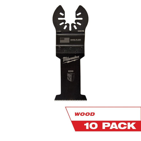 Milwaukee 49-25-1109 OPEN-LOK 1-3/8 in Hcs Wood Blades 10 Pk