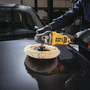 DEWALT DCM849P2 20V MAX* XRÂ® 7 in. (180mm) Cordless Variable Speed Rotary Polisher Kit