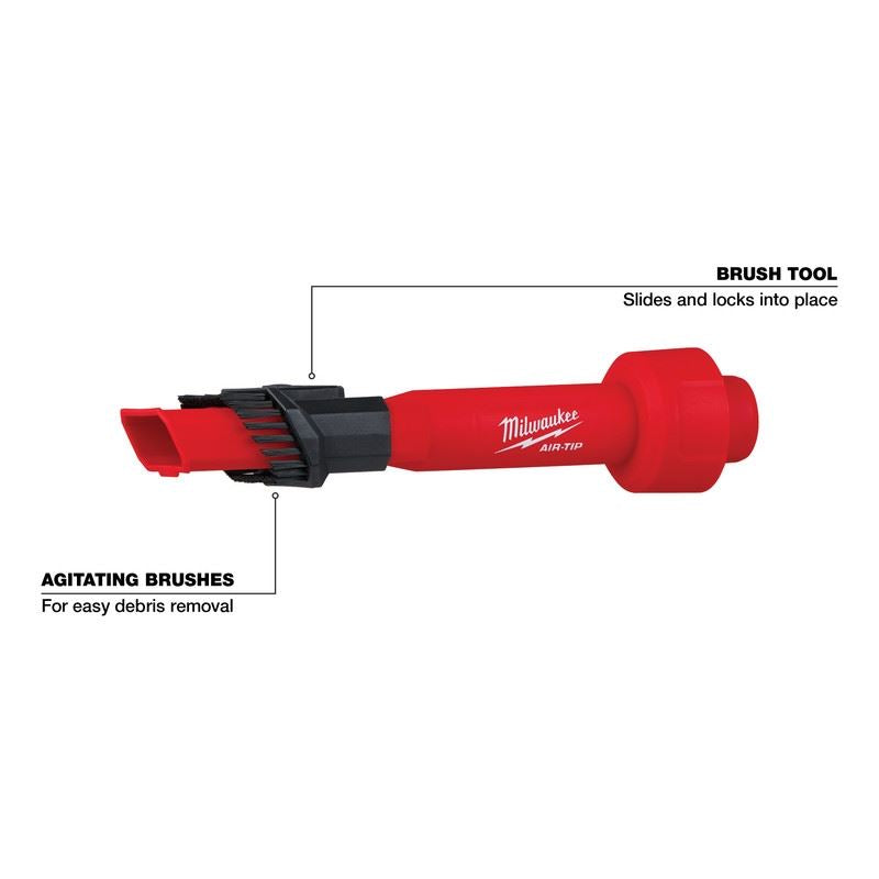 Milwaukee 49-90-2028 AIR-TIP 2-in-1 Utility Brush Tool