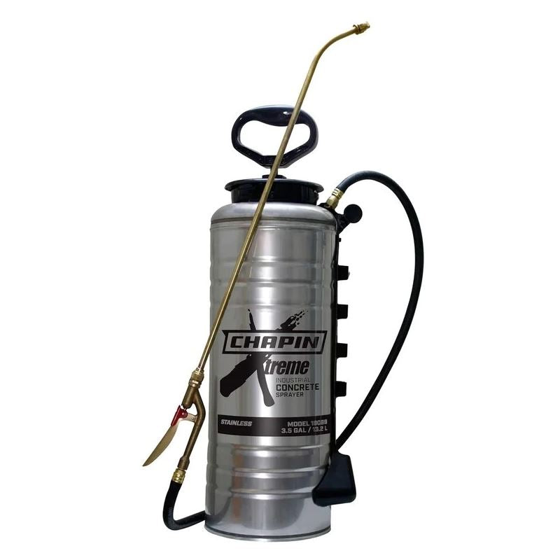 Chapin 19069 3.5 gallon Xtreme Industrial Stainless Steel Concrete Open Head Tank Sprayer