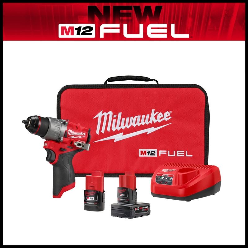 Milwaukee 3403-22 M12 FUEL 1/2in Drill/Driver Kit