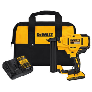 DEWALT DCN681D1 20V MAX* XR Cordless 18 GA Narrow Crown Stapler - Kit