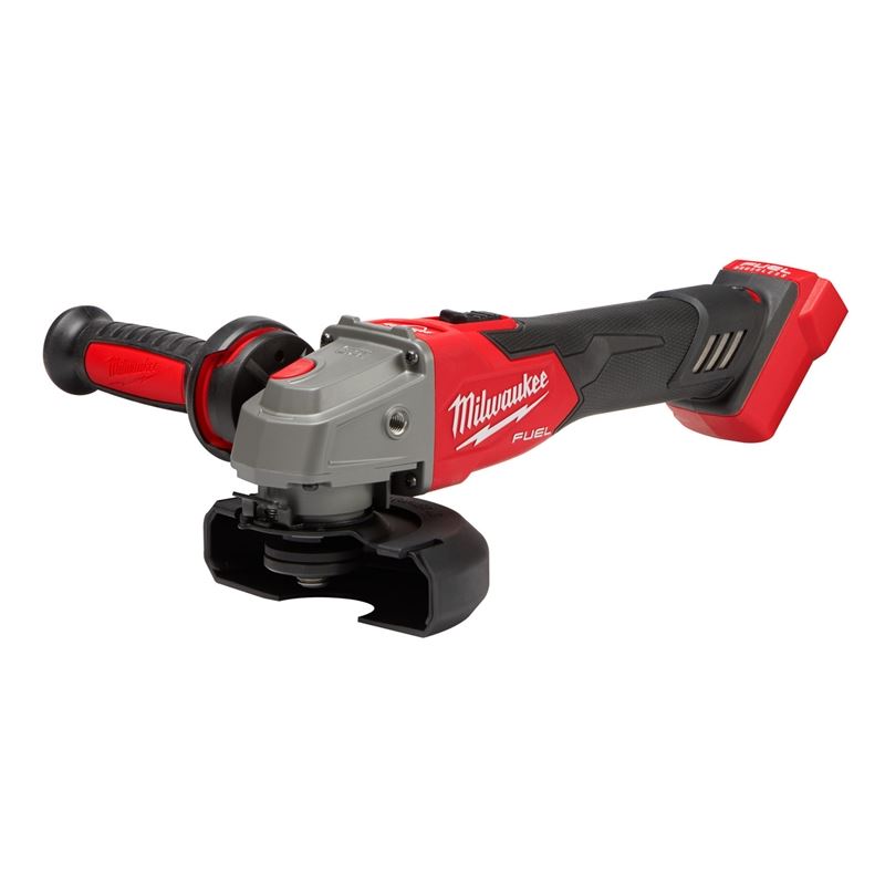 Milwaukee 2889-20 M18 FUEL 4-1/2in / 5in Variable Speed Braking Grinder, Slide Switch Lock-On