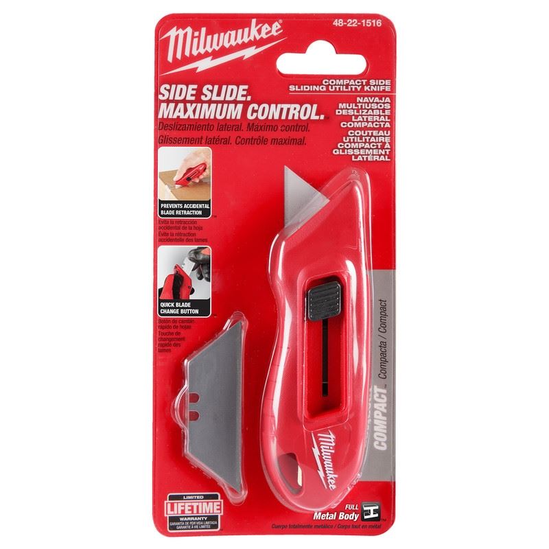 Milwaukee 48-22-1516 Compact Side Slide Utility Knife