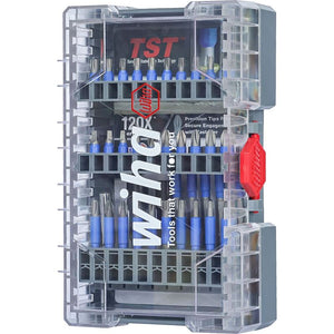 WIHA 70297 TerminatorBlue Universal 1/4 in Hex Shank Impact Bit Set 40pc