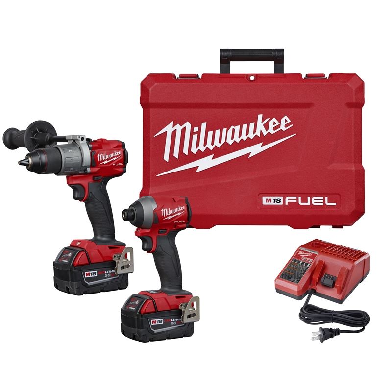 Milwaukee 2997-22 M18 FUEL 2-Tool Combo Kit: Hammer Drill/Impact