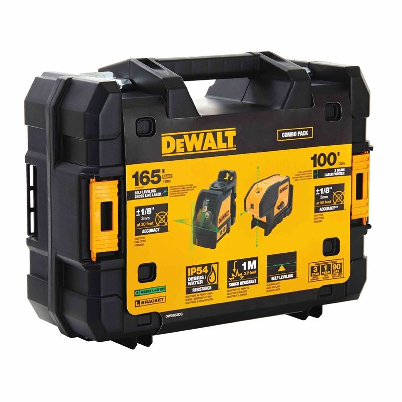 DEWALT DW0883CG GREEN LINE  SPOT LASER COMBO KIT