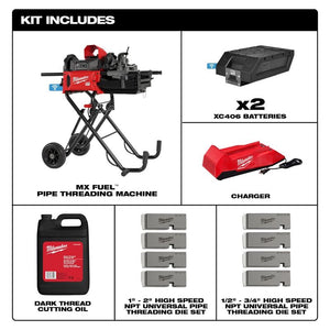 Milwaukee MXF512-2XC MX FUEL Pipe Threading Machine