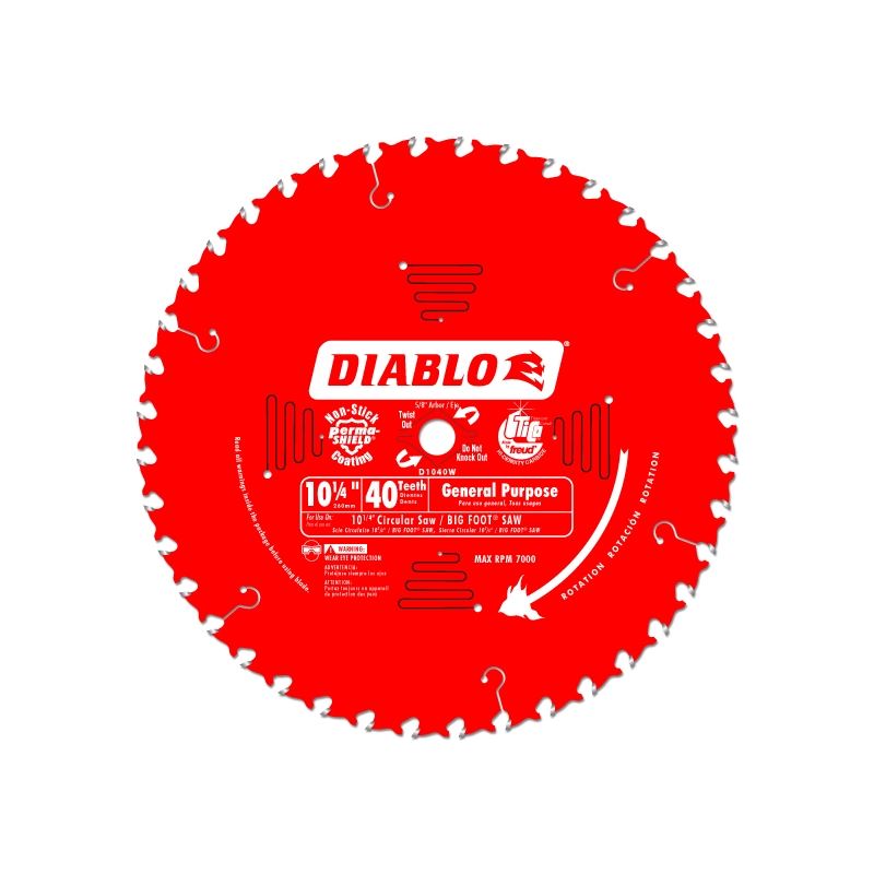 Diablo D1040W 10-1/4 in. x 40 Tooth General Purpose Beam Saw Blade