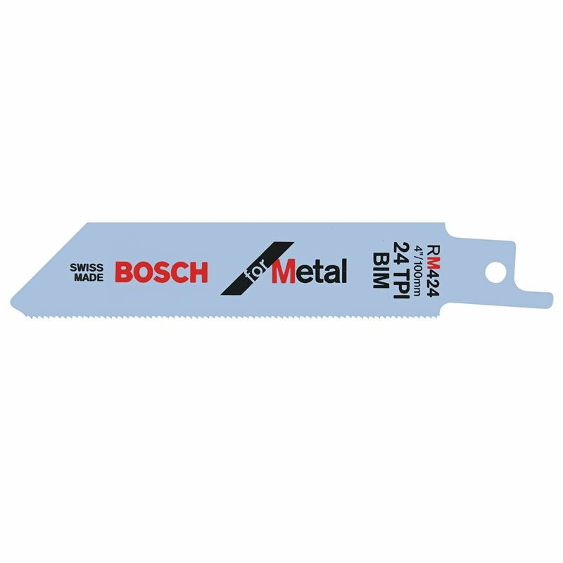 Bosch | RM424 5 Pieces 4 In 24 TPI Metal Reciprocating Saw Blades