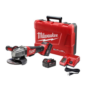 2780-22 M18 FUEL 18 Volt Lithium-Ion Brushless Cordless 4-1/2 in. / 5 in. Grinder, Paddle Switch No-Lock Kit