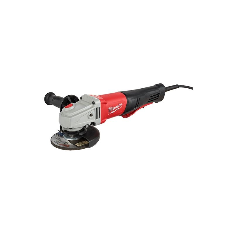 Milwaukee 6143-31 11 Amp 4-1/2" / 5" Braking Small Angle Grinder Paddle No-Lock