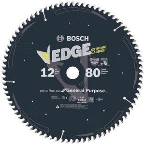 Bosch | DCB1280 12 In. 80 Tooth Edge Circular Saw Blade for Extra-Fine Finish