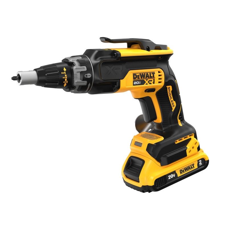 DEWALT DCF630D2 20V MAX XR Brushless Drywall Screwgun Kit (2.0Ah)