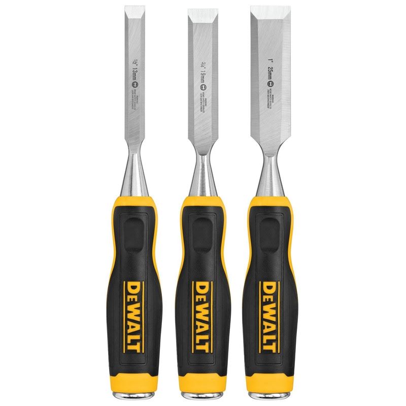 DEWALT DWHT16862 3 pc. Wood Chisel Set