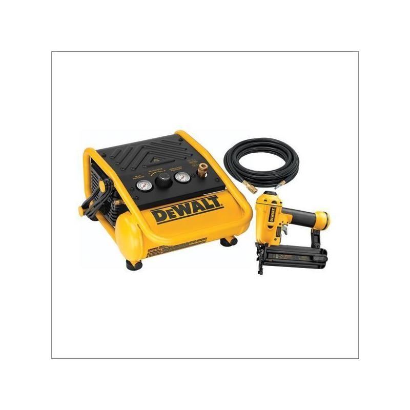 DEWALT | D55140BN Heavy-Duty 2" Brad Nailer / 1-Gallon Compressor Combo Kit