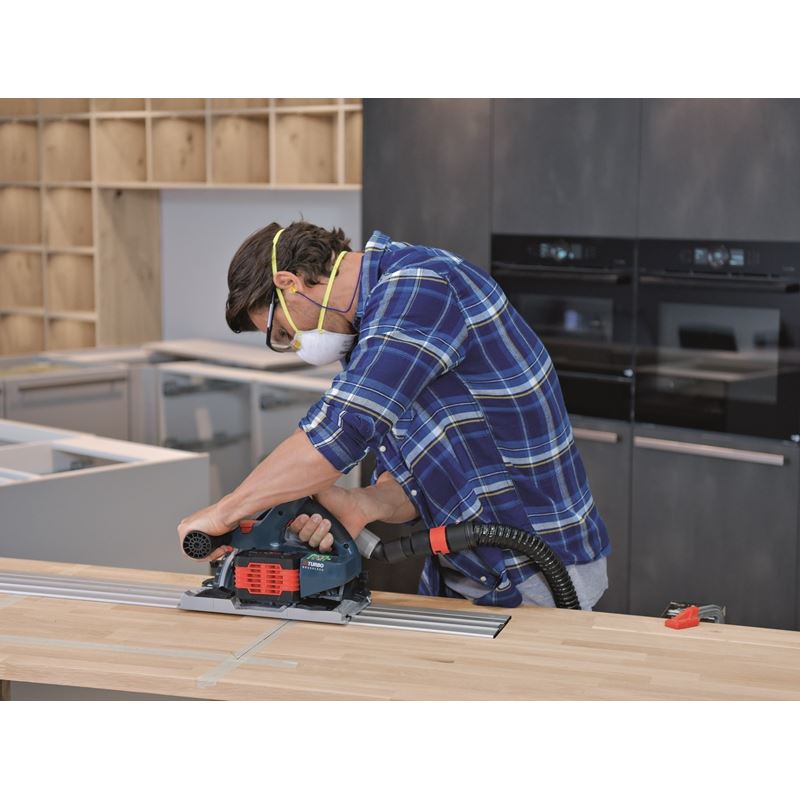 Bosch GKT18V-20GCL PROFACTOR 18V Connected-Ready 5-1/2 In. Track Saw with Plunge Action (Bare Tool)