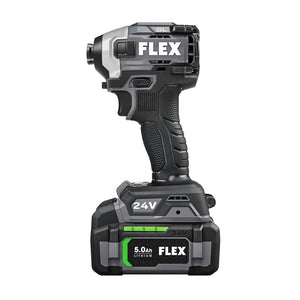 FLEX FX1371A-2B 1/4 in QUICK EJECT HEX IMPACT DRIVER WITH MULTIMODE KIT