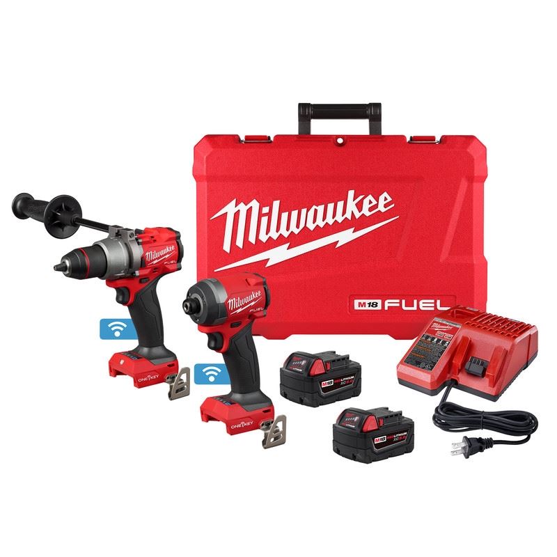 Milwaukee 3696-22 M18 FUEL 2-Tool Combo Kit w/ ONE-KEY