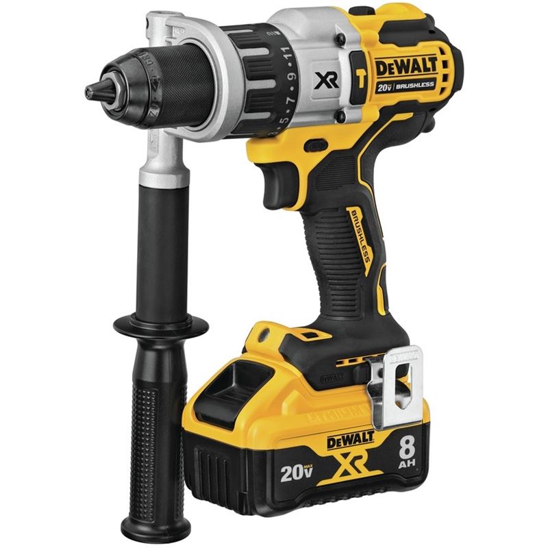 DEWALT DCD998W1 20V MAX* XR 1/2 in. Brushless Hammer Drill/Driver With POWER DETECTTool Technology Kit