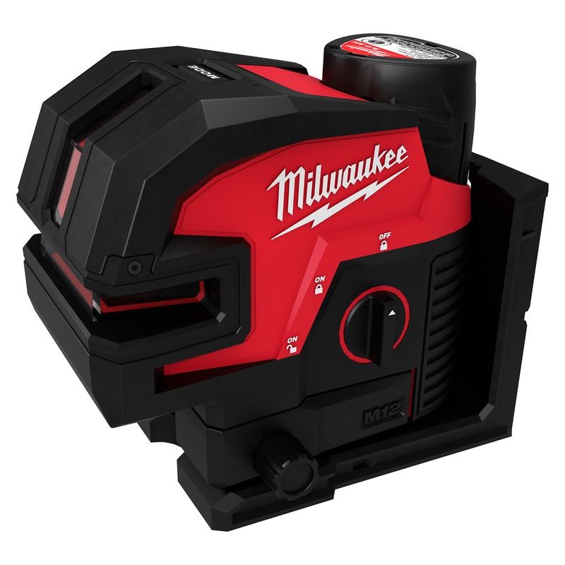 Milwaukee 3624-21 M12 Green Cross Line and 4-Points Laser Kit